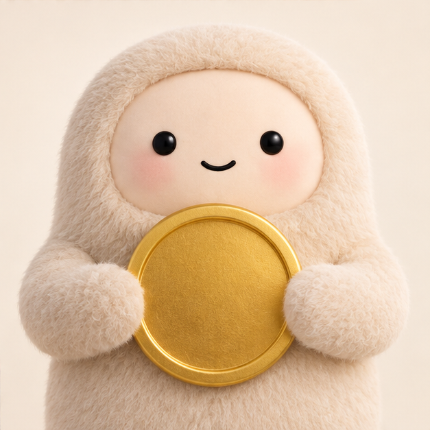 Hodl Muse archetype holding a gold coin